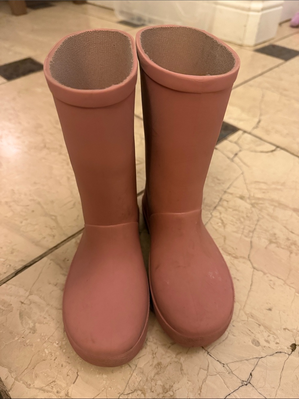 Zara Pink Kids' Rain Boots
